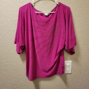 Bleaker & McDougal beaded blouse